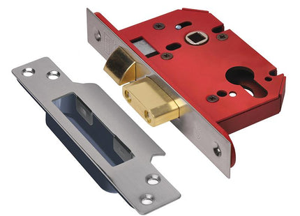 Union Strongbolt 22Eu Eus-Ss-3.0 Euro Sashlock Stainless Steel 81Mm 3In