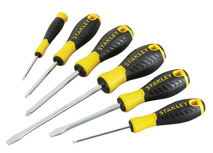 Stanley Tools 0-60-208 Essential Screwdriver Set, 6 Piece Sl/Ph