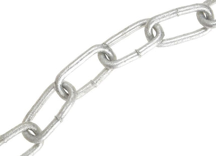 Faithfull Galvanised Chain Link 4 X 30M Reel - Max Load 120Kg