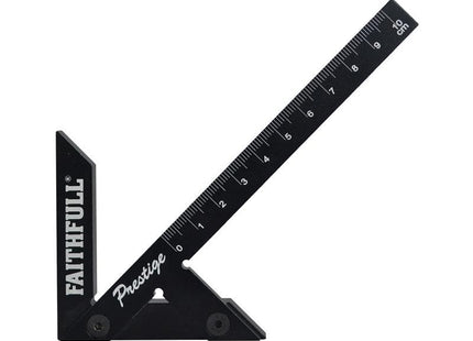 Faithfull Prestige Centre Finder Gauge Black Aluminium 100Mm