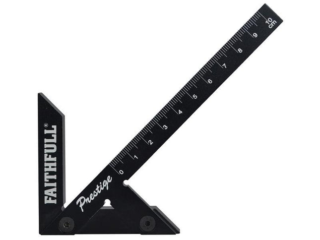 Faithfull Prestige Centre Finder Gauge Black Aluminium 100Mm