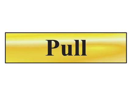 Scan Pull - Polished Brass Effect 200 X 50Mm