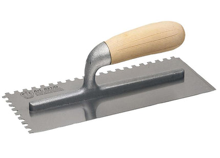 Faithfull 822 Adhesive Trowel Serrated Edge 6Mm Wooden Handle 11 X 4.3/4In