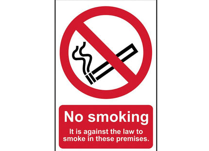 Scan No Smoking It Is Against The Law To Smoke In These Premises - Pvc 200 X 300Mm