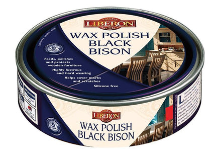 Liberon Wax Polish Black Bison Medium Oak 500Ml