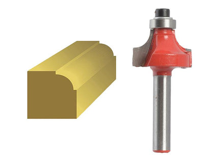 Faithfull Router Bit Tct Ovolo 13.3Mm 1/4In Shank