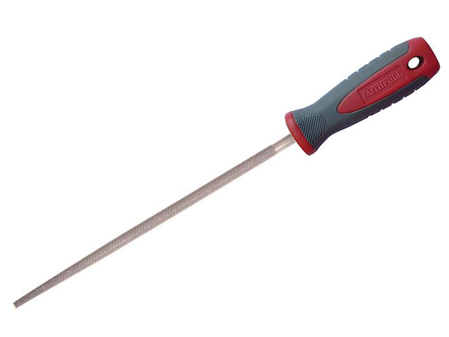 Faithfull Handled Round Second Cut Engineers File 250Mm (10In)