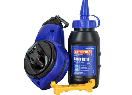Faithfull Rapid Chalk Line Kit 30M