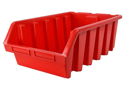 Faithfull Interlocking Storage Bin Size 5 Red 333 X 500 X 187Mm