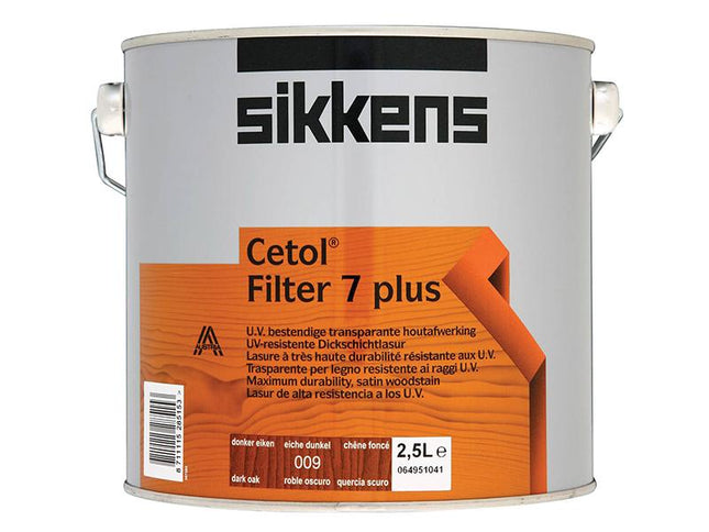 Sikkens Cetol Filter 7 Plus Translucent Woodstain Dark Oak 5 Litre