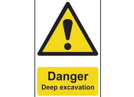 Scan Danger Deep Excavation - Pvc 400 X 600Mm