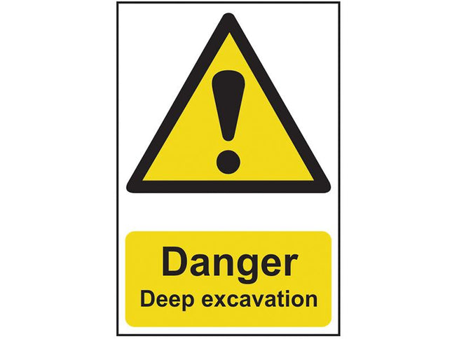 Scan Danger Deep Excavation - Pvc 400 X 600Mm