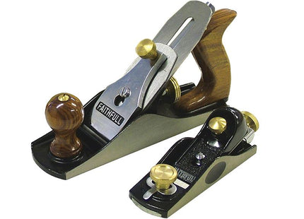Faithfull No.4 Plane & No.60.1/2 Plane In Wooden Box