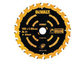 DEWALT Cordless Extreme Framing Circular Saw Blade 165 X 20Mm X 24T