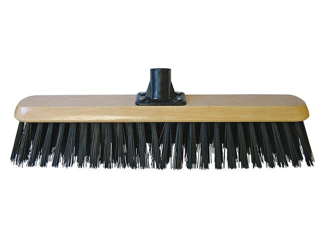 Faithfull Platform Broom Head Black Pvc 45Cm (18In) Threaded Socket