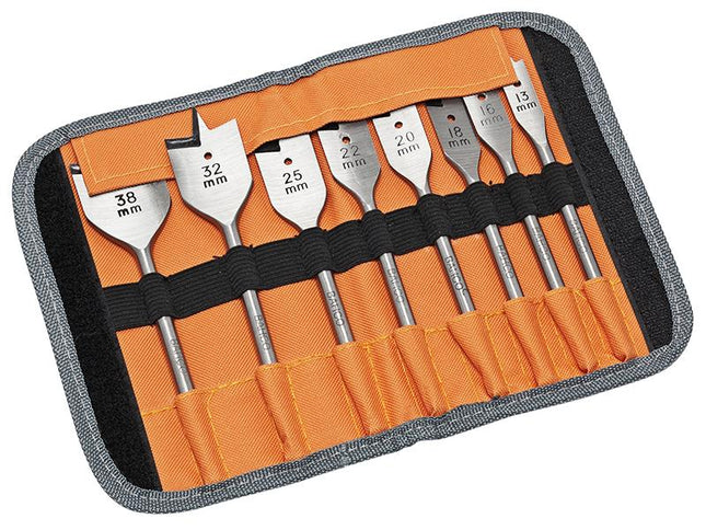 Bahco 9529 S8 Flat Bit Set Of 8 In Roll Case