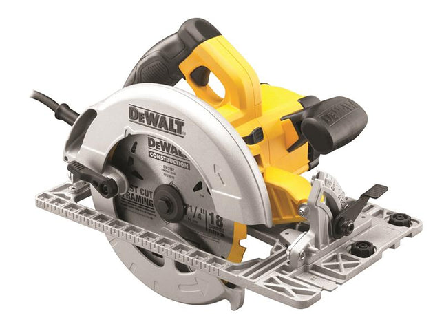 DEWALT Dwe576K Precision Circular Saw & Track Base 190Mm 1600W 240V