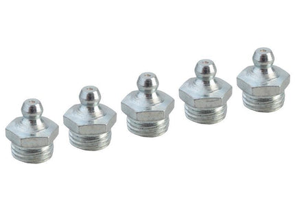 Faithfull Grease Nipple Straight 1/4In Bsp (Pack 5)