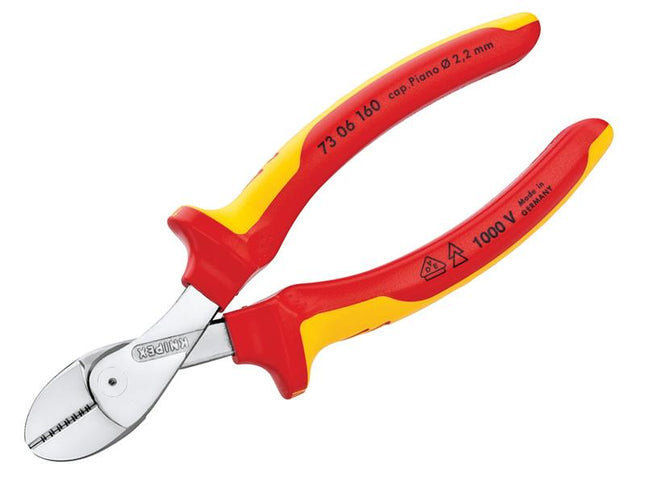 KNIPEX Vde X-Cut Compact Diagonal Cutter 160Mm