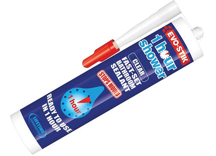 Evo-Stik 1 Hour Shower Sealant Clear 310Ml