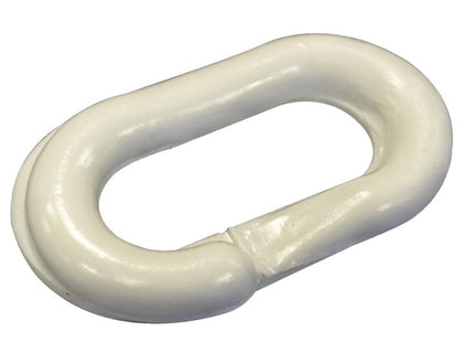 Faithfull Plastic Joining Links 8Mm White (Pack Of 4)