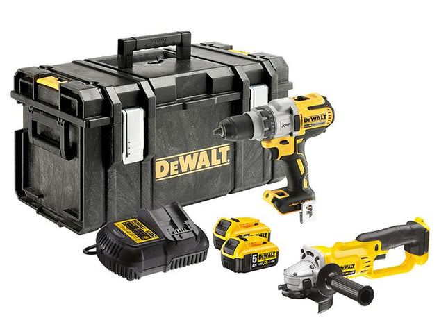 DEWALT Dck278P2 Xr Twin Pack 18V 2 X 5.0Ah Li-Ion