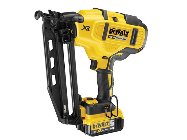 DEWALT Dcn660P2 Cordless Xr Brushless Second Fix Nailer 18V 2 X 5.0Ah Li-Ion