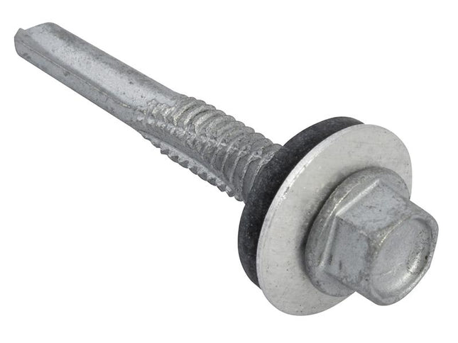 Forgefix Techfast Hex Head Roofing Screw Self-Drill Heavy Section 5.5 X 38Mm Pack 100