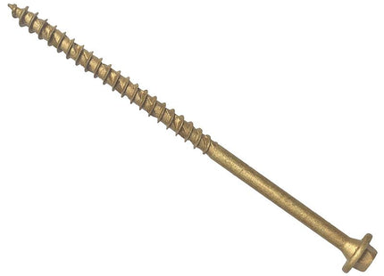 Forgefix Hexagonal/Torx Compatible Timber T30 Screws Tan 7X65Mm Tub 50