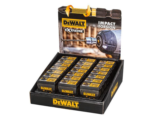 DEWALT Impact Torsion Bits Pz2 25Mm Tic Tac Display 21 Piece