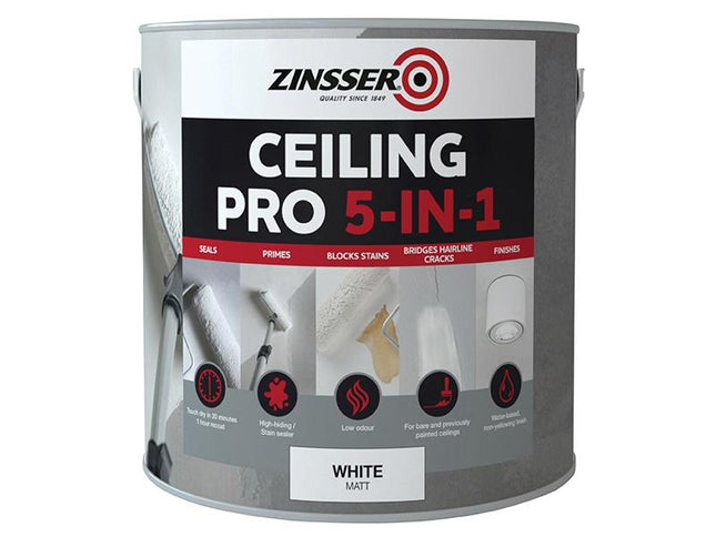 Zinsser Ceiling Pro 5-In-1 2.5 Litre