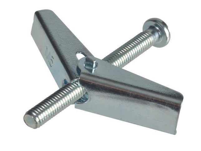 Forgefix Plasterboard Spring Toggle M5 X 50Mm Bag 10