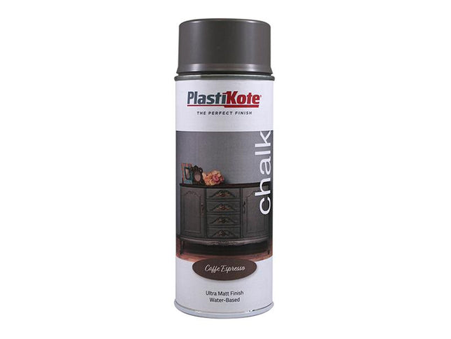 Plastikote Chalk Finish Spray Caffe Espresso 400Ml