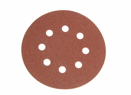 Faithfull Hook & Loop Sanding Disc Did3 Holed 125Mm X 120G (Pack Of 25)
