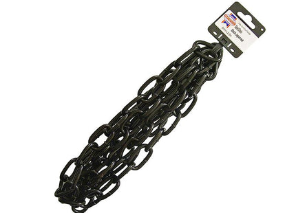 Faithfull Black Japanned Chain 6.0Mm X 2.5M - Max Load 250Kg