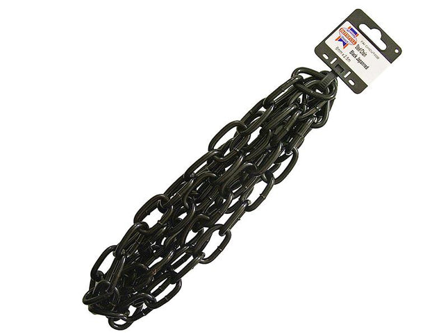 Faithfull Black Japanned Chain 6.0Mm X 2.5M - Max Load 250Kg