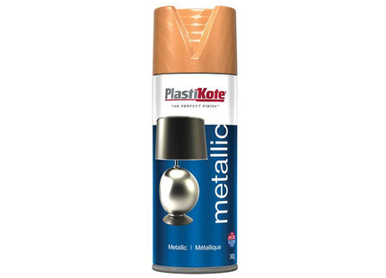 Plastikote Metallic Spray Flat Copper 400Ml