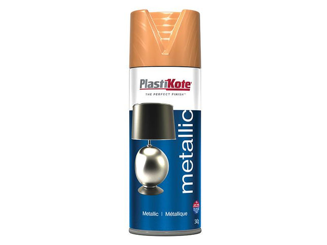 Plastikote Metallic Spray Flat Copper 400Ml