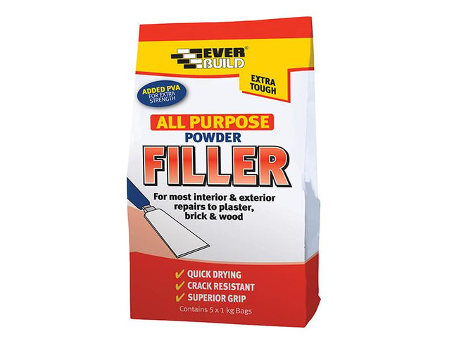 Everbuild All Purpose Powder Filler 5Kg