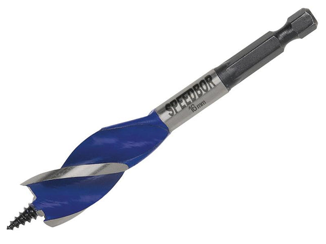 IRWIN Blue Groove 6X Stubby Wood Bit 16 X 100Mm