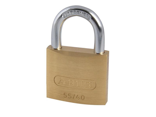 ABUS Mechanical 55/40Mm Brass Padlock Carded