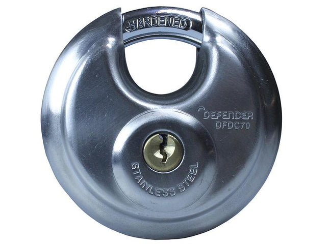 Defender Discus Padlock Twinpack 70Mm