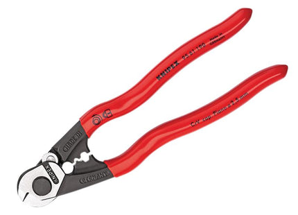 KNIPEX Wire Rope/Bowden Cable Cutter Pvc Grip 190Mm (7.1/2In)