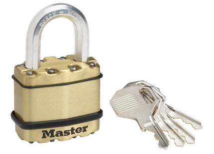 Master Lock Excell Brass Finish 45Mm Padlock 4-Pin