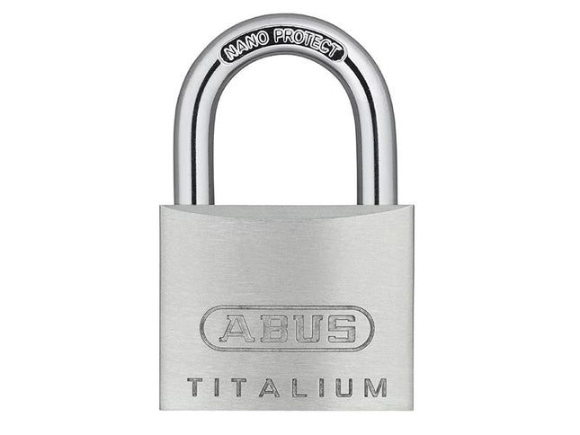 ABUS Mechanical 64Ti/40Mm Titalium Padlock Twin Pack