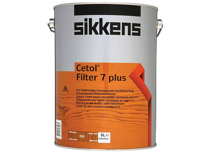 Sikkens Cetol Filter 7 Plus Translucent Woodstain Light Oak 5 Litre