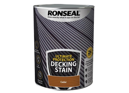 Ronseal Ultimate Protection Decking Stain Cedar 5 litre