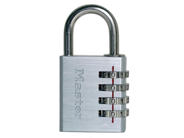 Master Lock Aluminium 40Mm 4-Digit Combination Padlock