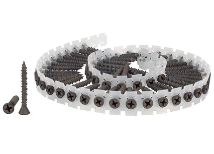 SENCO Duraspin Collated Screws Fermacel Fibre Board To Wood 3.9 X 30Mm Pack 1000