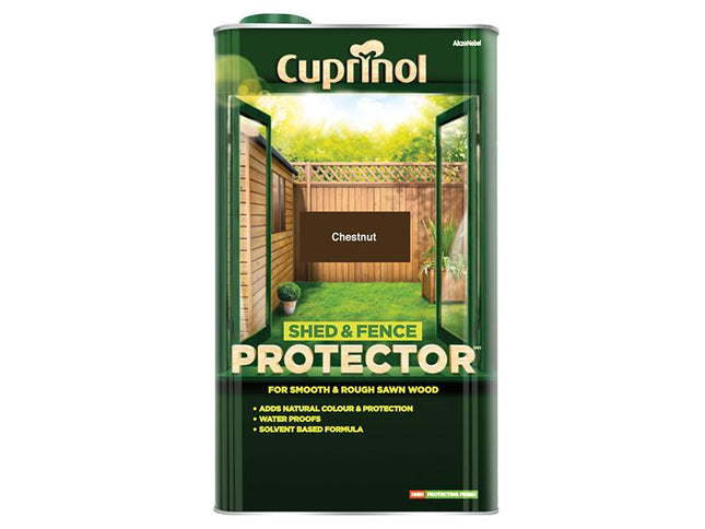 Cuprinol Shed & Fence Protector Chestnut 5 Litre